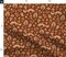 Leaves Hedgehogs Forest Woodland Owls Animals Autumn Fall Fox Botanical Acorns Burnt Orange Block Print Custom Printed Fabric by Spoonflower Various Fabrics by the Yard or Fat Quarter